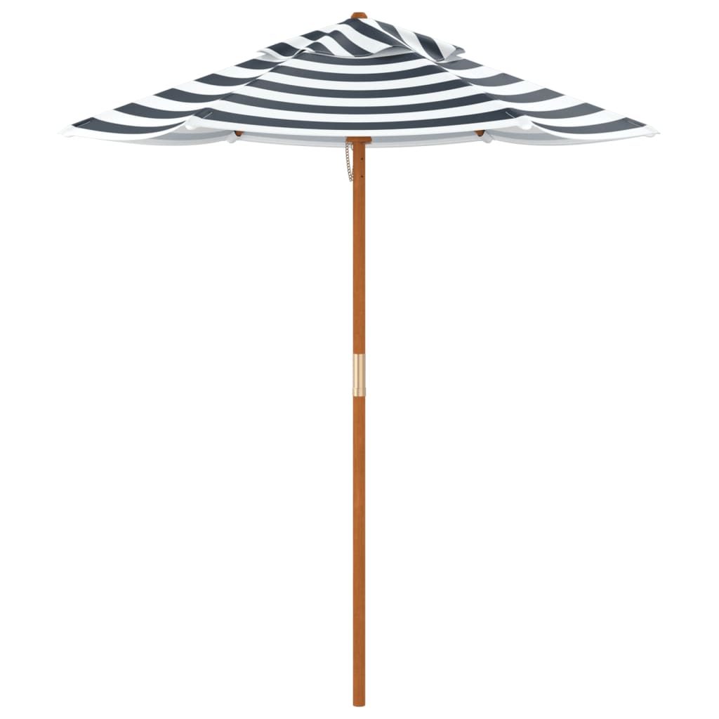 Umbrelă de grădină pentru copii cu stâlp din lemn, Ø120x140 cm