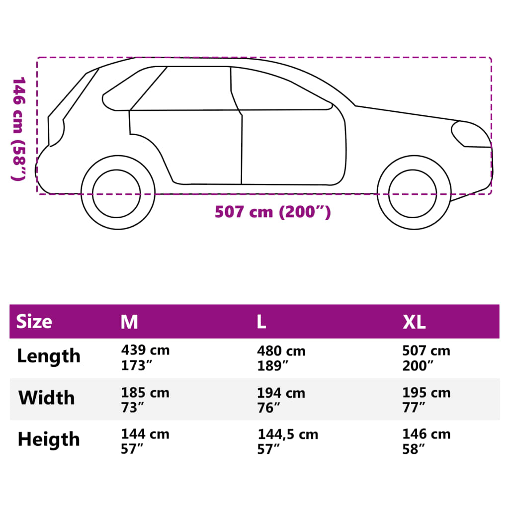 Husă auto pentru SUV, curele cu cataramă, complet, argintiu XL