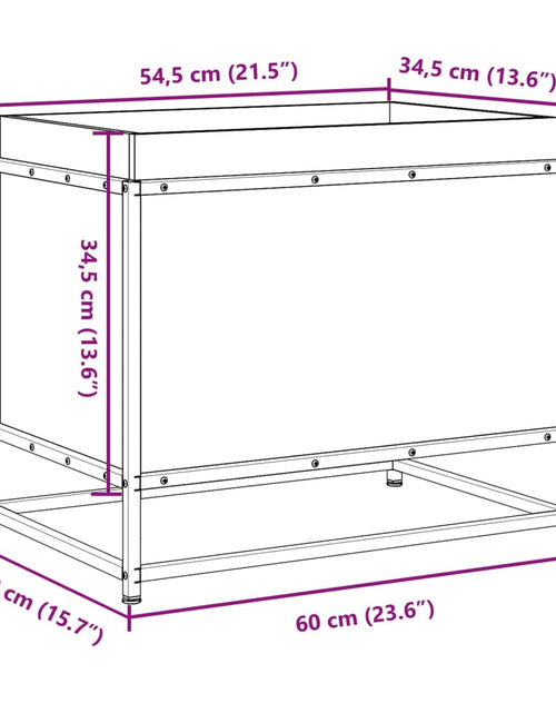 Încărcați imaginea în vizualizatorul Galerie, Jardinieră de grădină, 60x40x50 cm, lemn de pin impregnat
