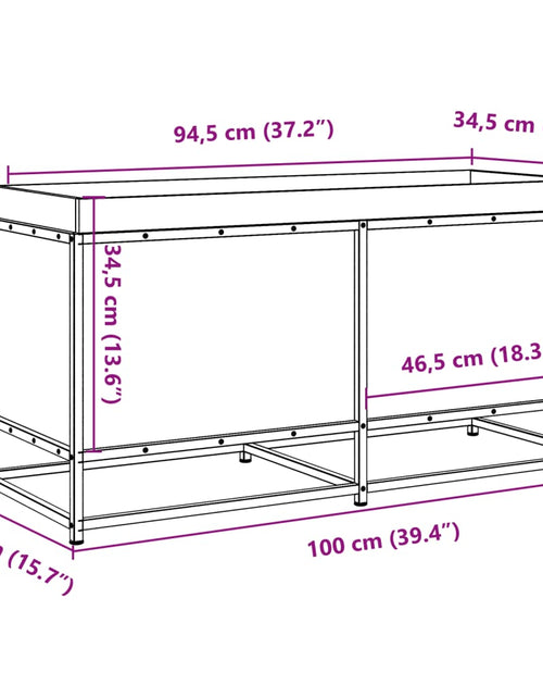 Încărcați imaginea în vizualizatorul Galerie, Jardinieră de grădină, 100x40x50 cm, lemn de pin impregnat
