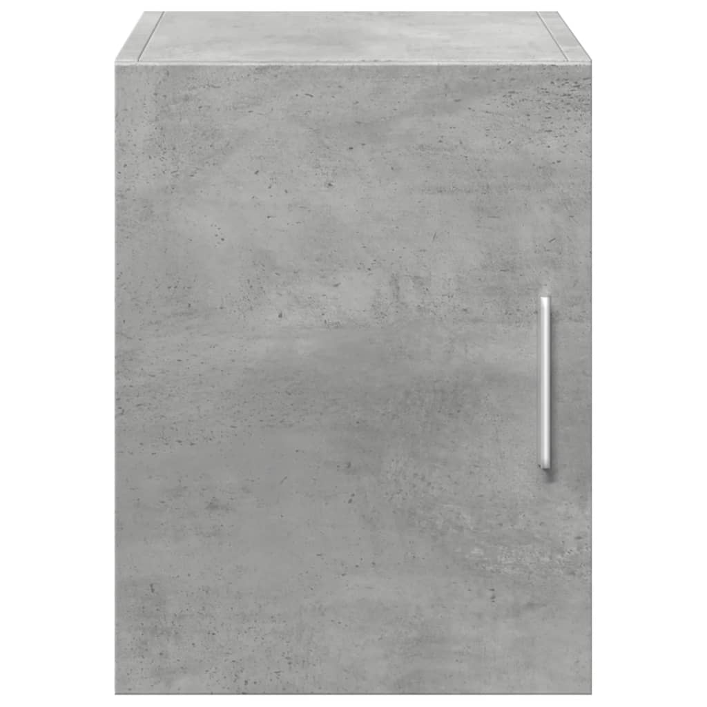 Dulap de perete, gri beton, 30x42,5x40 cm, lemn prelucrat