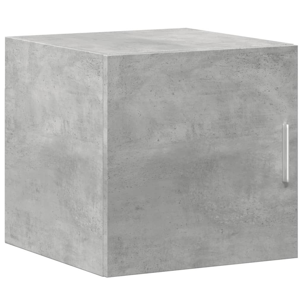 Dulap de perete, gri beton, 40x42,5x40 cm, lemn prelucrat