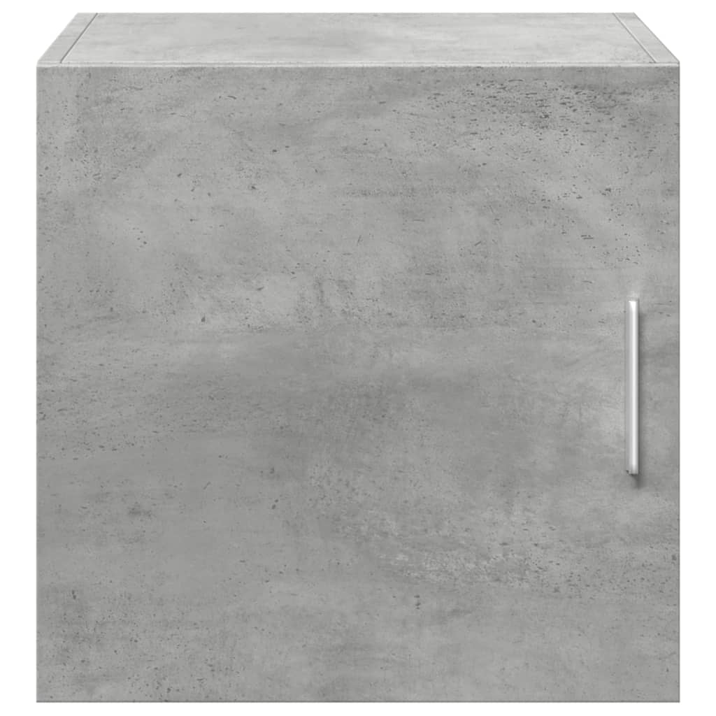 Dulap de perete, gri beton, 40x42,5x40 cm, lemn prelucrat