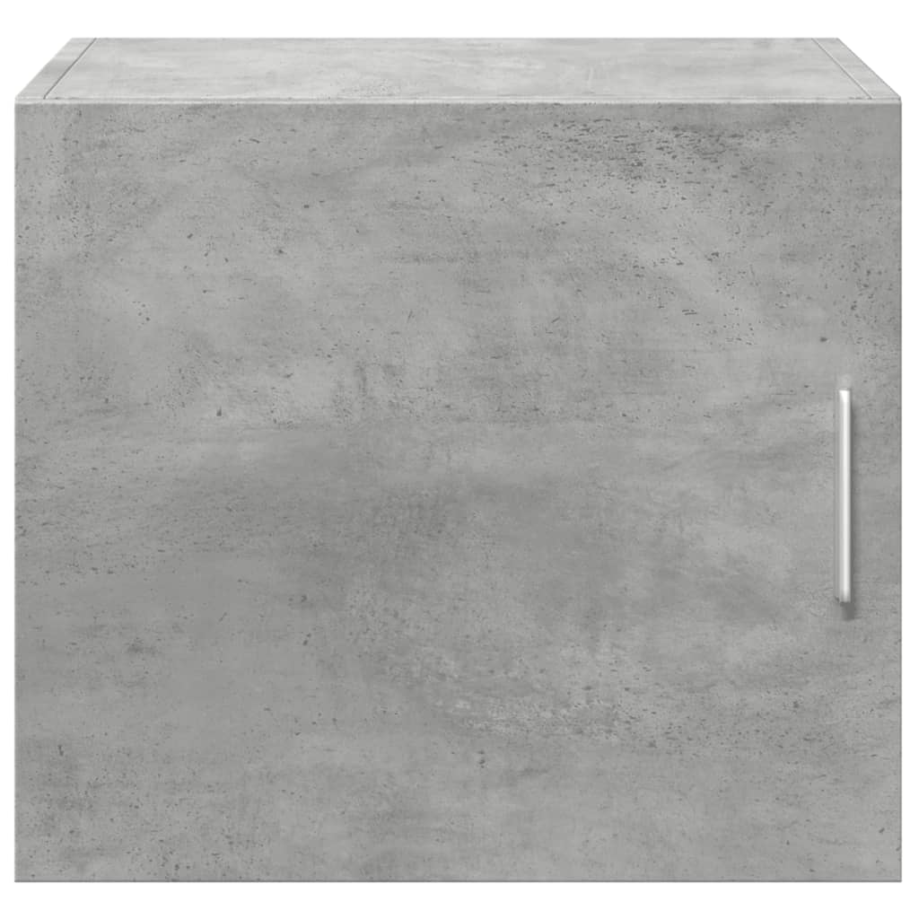 Dulap de perete, gri beton, 45x42,5x40 cm, lemn prelucrat