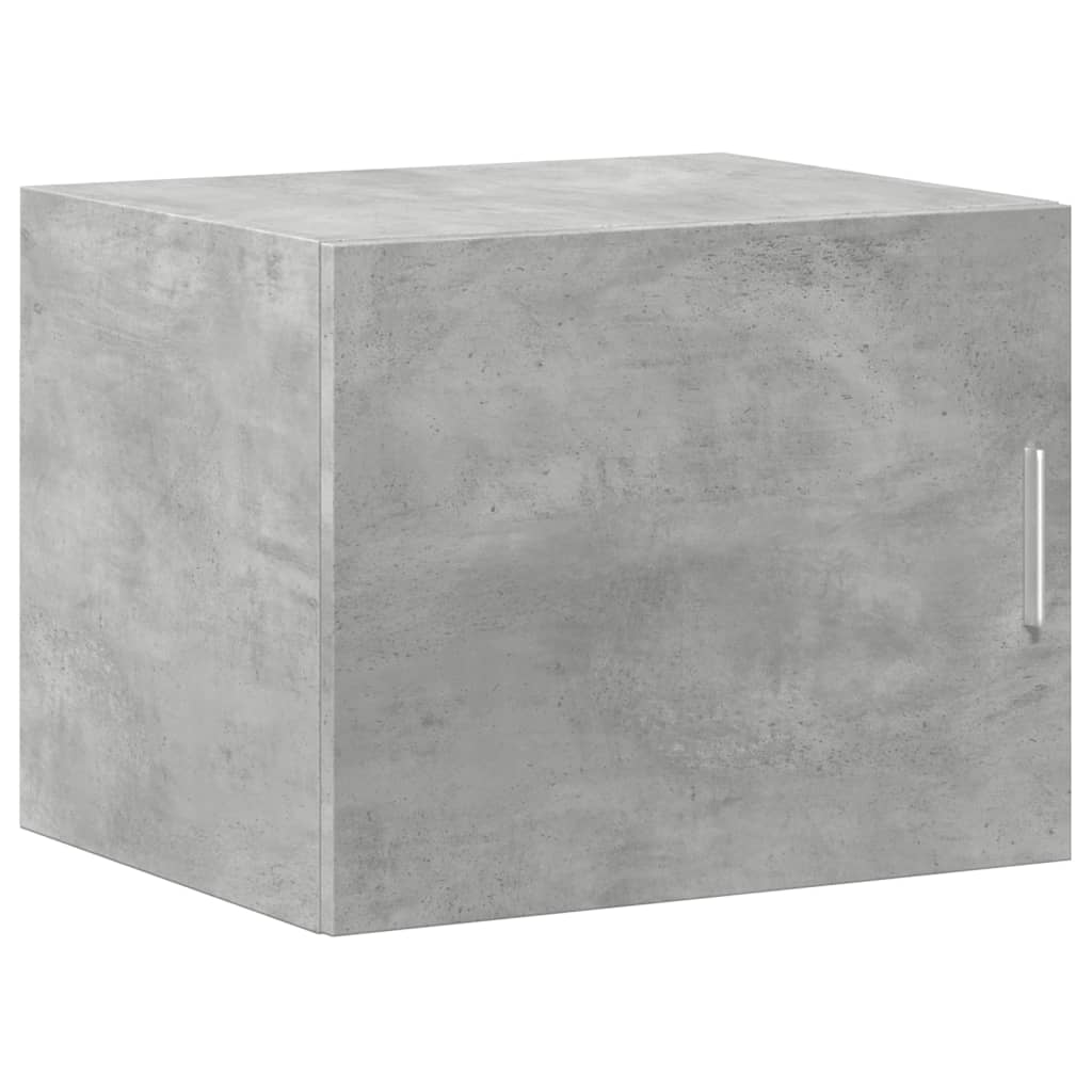 Dulap de perete, gri beton, 50x42,5x40 cm, lemn prelucrat