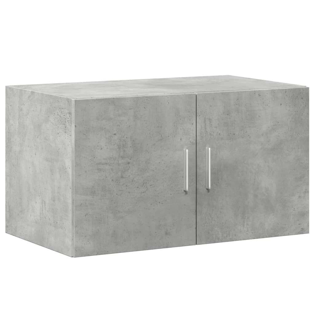 Dulap de perete, gri beton, 70x42,5x40 cm, lemn prelucrat