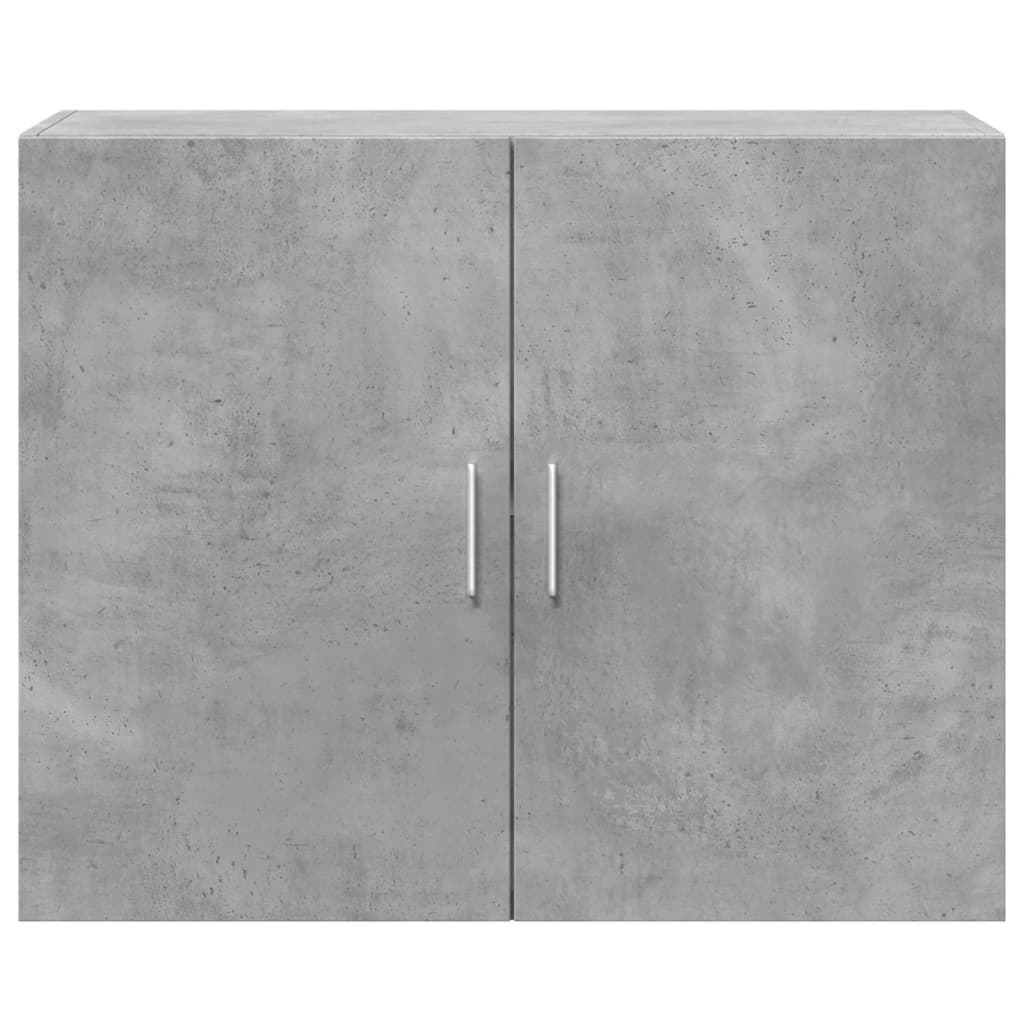 Dulap de perete, gri beton, 80x42,5x64 cm, lemn prelucrat