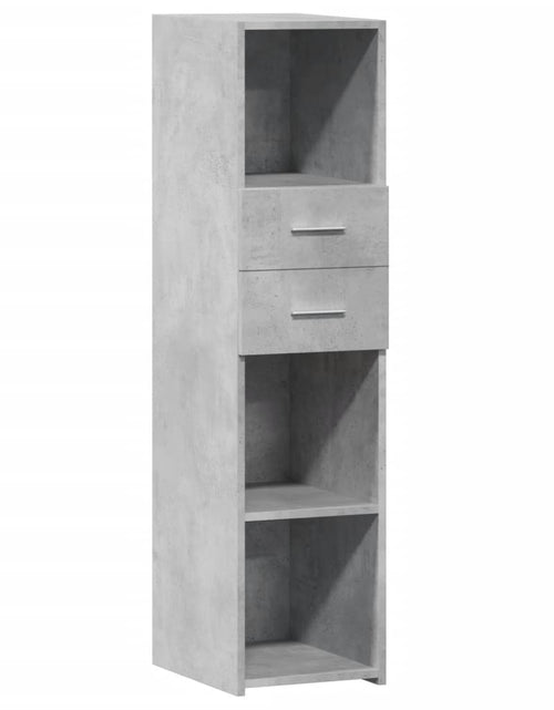 Încărcați imaginea în vizualizatorul Galerie, Dulap înalt, gri beton, 30x42,5x124 cm, lemn prelucrat
