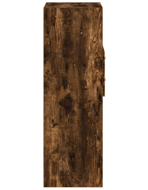Загрузите изображение в средство просмотра галереи, Dulap înalt, stejar fumuriu, 30x42,5x124 cm, lemn prelucrat
