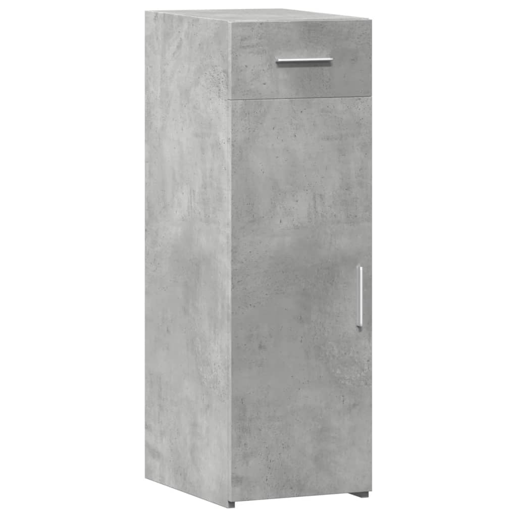 Dulap, gri beton, 30x42,5x93 cm, lemn prelucrat