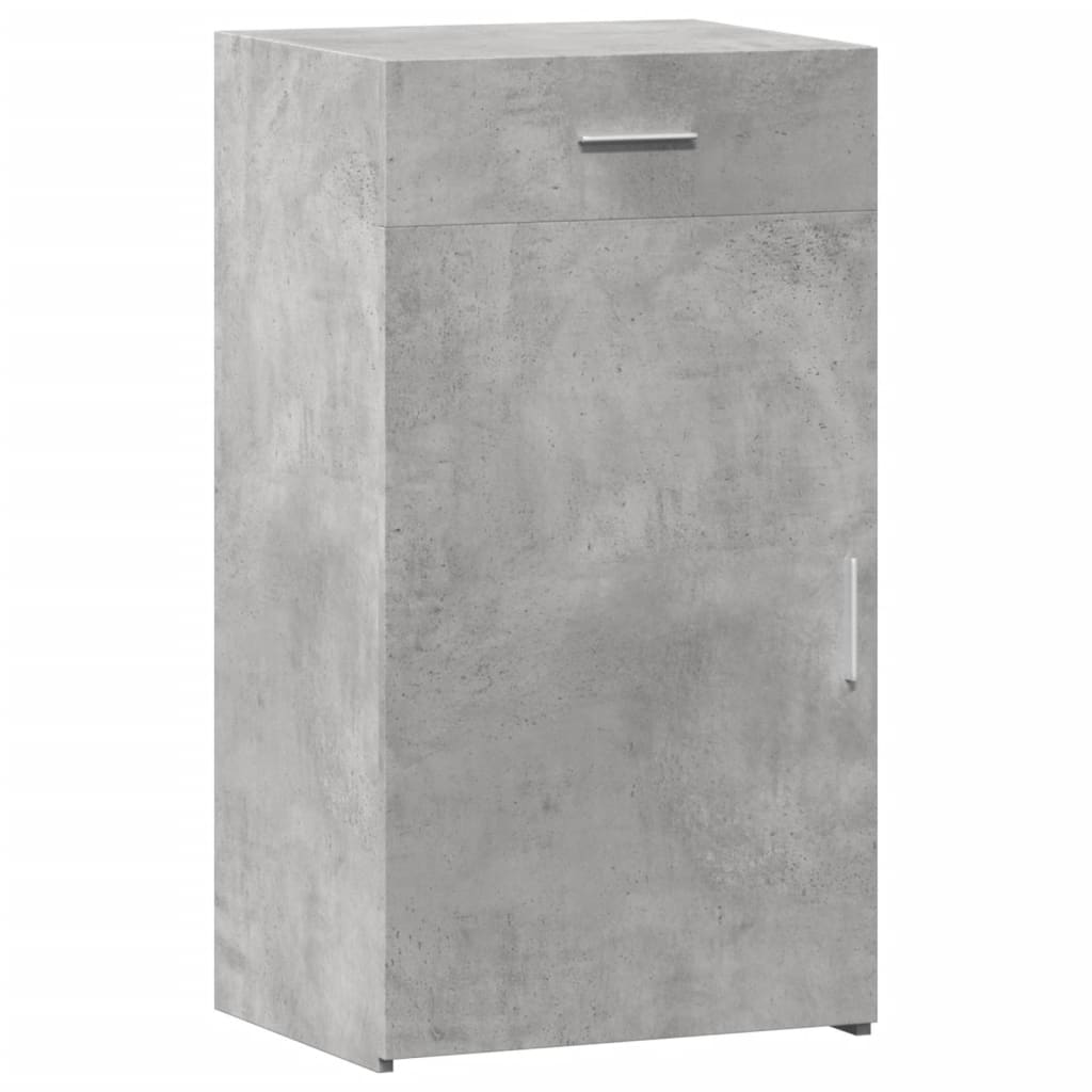 Dulap, gri beton, 50x42,5x93 cm, lemn prelucrat