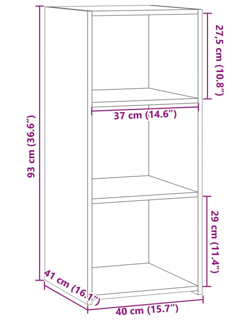 Încărcați imaginea în vizualizatorul Galerie, Dulap, stejar sonoma, 40x41x93 cm, lemn prelucrat
