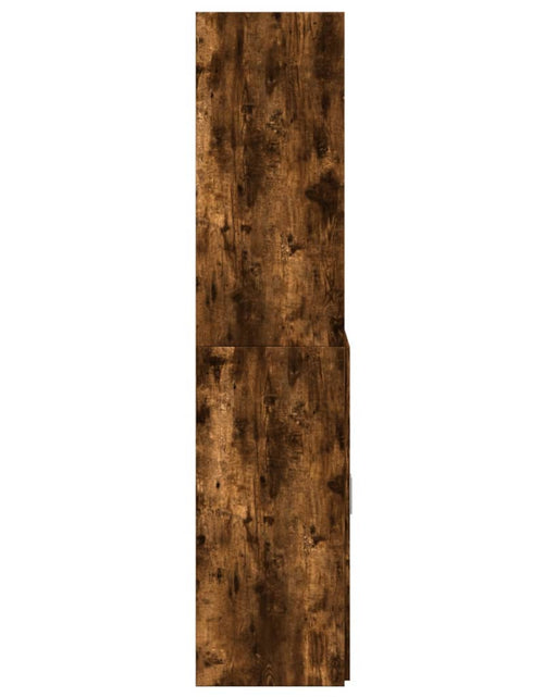 Загрузите изображение в средство просмотра галереи, Dulap înalt, stejar fumuriu, 80x42,5x185 cm, lemn prelucrat
