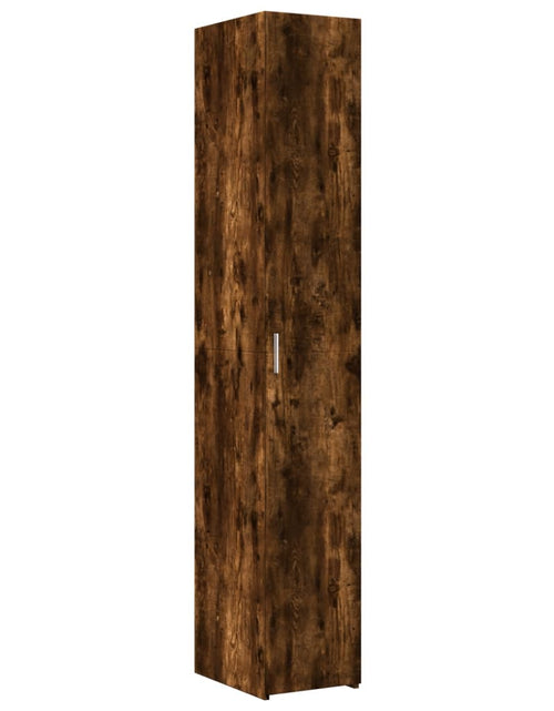 Загрузите изображение в средство просмотра галереи, Dulap înalt, stejar fumuriu, 30x42,5x185 cm, lemn prelucrat
