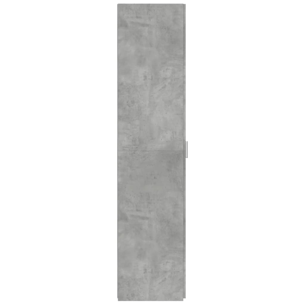 Dulap înalt, gri beton, 50x42,5x185 cm, lemn prelucrat