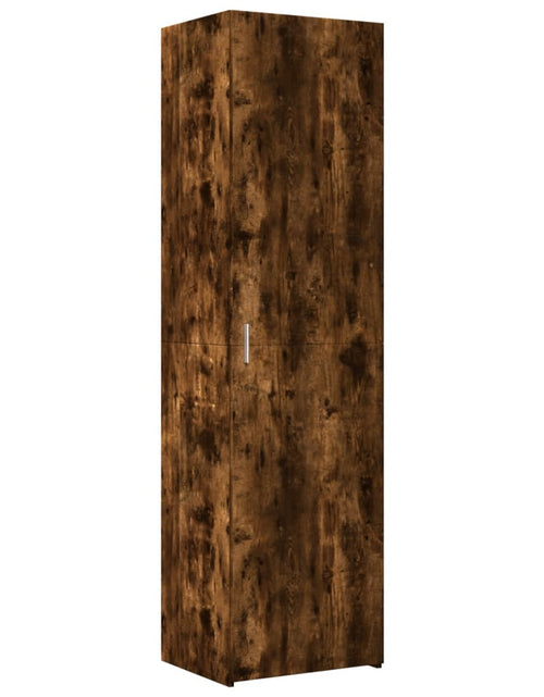 Загрузите изображение в средство просмотра галереи, Dulap înalt, stejar fumuriu, 50x42,5x185 cm, lemn prelucrat
