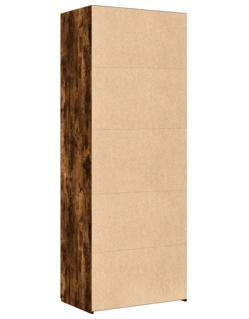 Загрузите изображение в средство просмотра галереи, Dulap înalt, stejar fumuriu, 70x42,5x185 cm, lemn prelucrat
