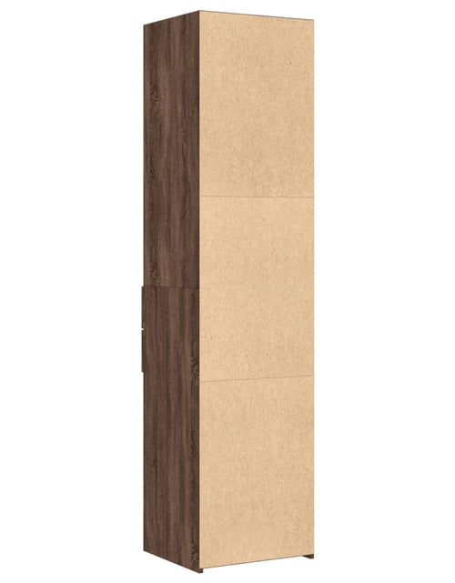 Загрузите изображение в средство просмотра галереи, Dulap înalt, stejar maro, 45x42,5x185 cm, lemn prelucrat

