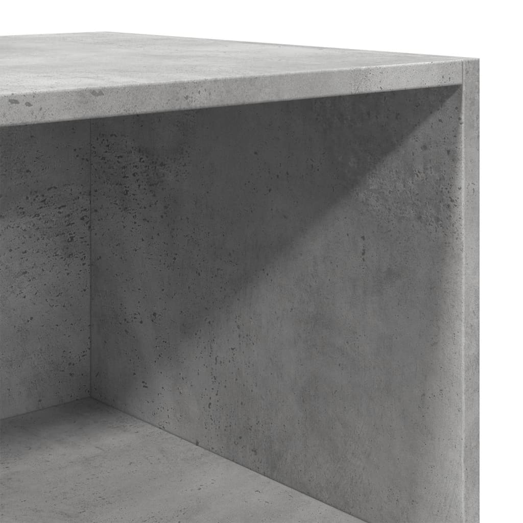 Dulap înalt, gri beton, 40x41x185 cm, lemn prelucrat