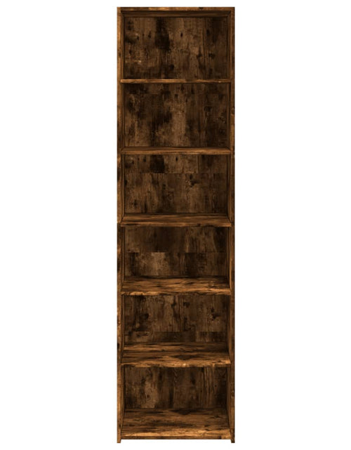 Загрузите изображение в средство просмотра галереи, Dulap înalt, stejar fumuriu, 50x41x185 cm, lemn prelucrat
