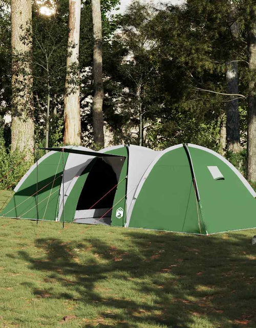 Încărcați imaginea în vizualizatorul Galerie, Cort de camping cupolă pentru 8 persoane, verde, impermeabil
