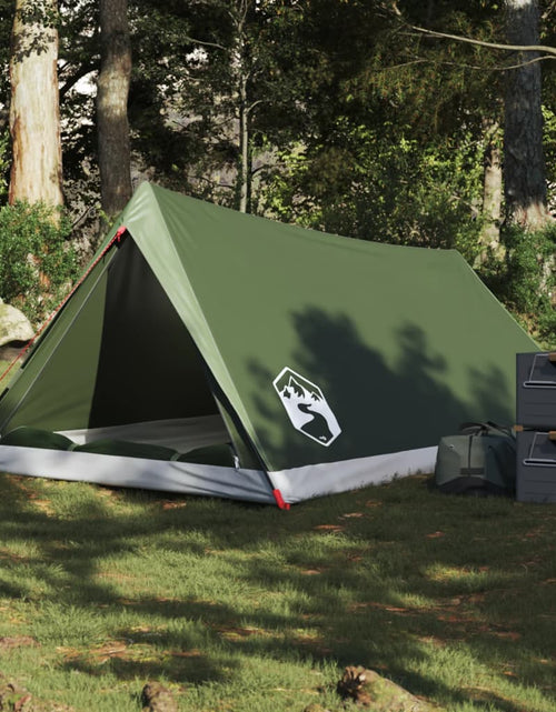 Încărcați imaginea în vizualizatorul Galerie, Cort de camping pentru 2 persoane, verde măsliniu, impermeabil
