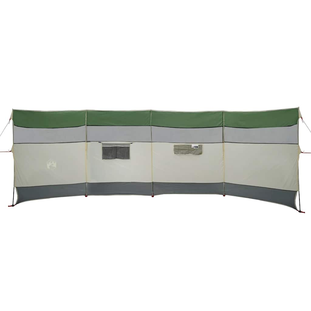 Paravan de camping verde 510x153 cm impermeabil