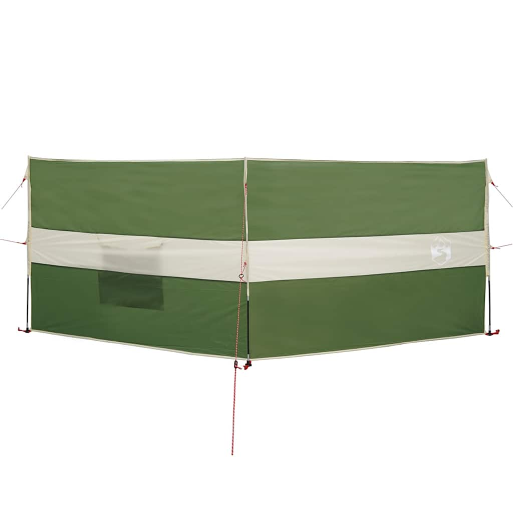 Paravan de camping verde 344x120 cm impermeabil