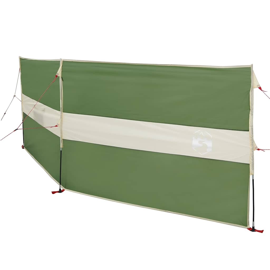 Paravan de camping verde 344x120 cm impermeabil