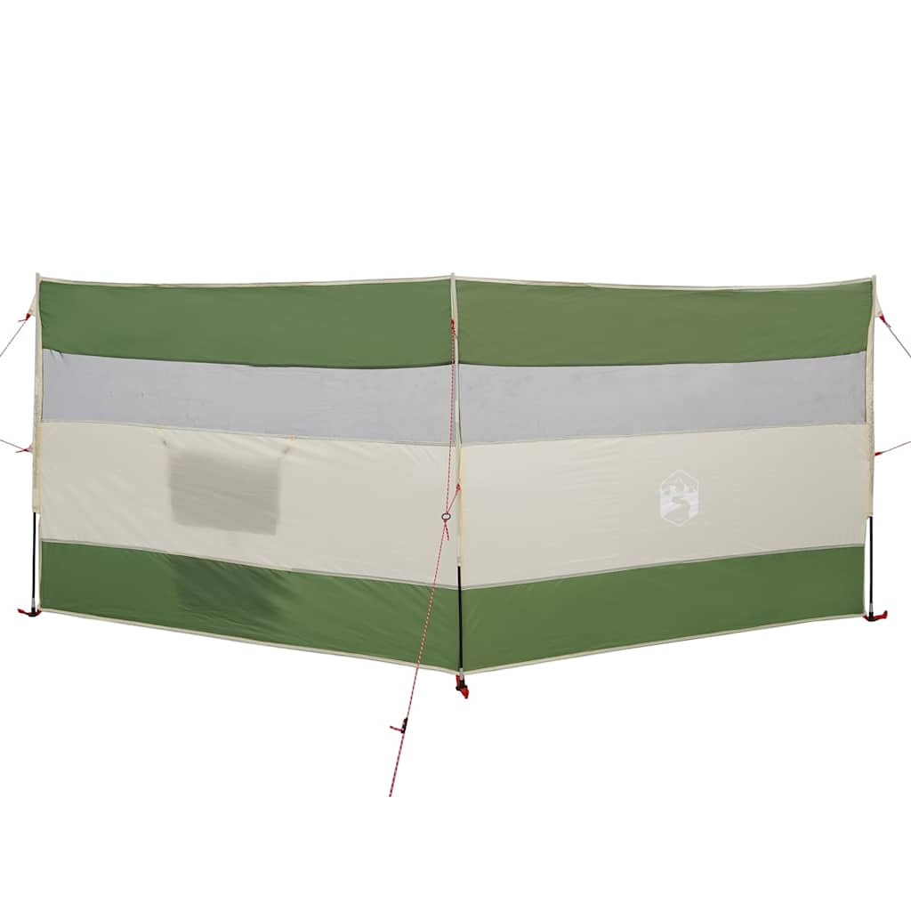 Paravan de camping verde 340x130 cm impermeabil