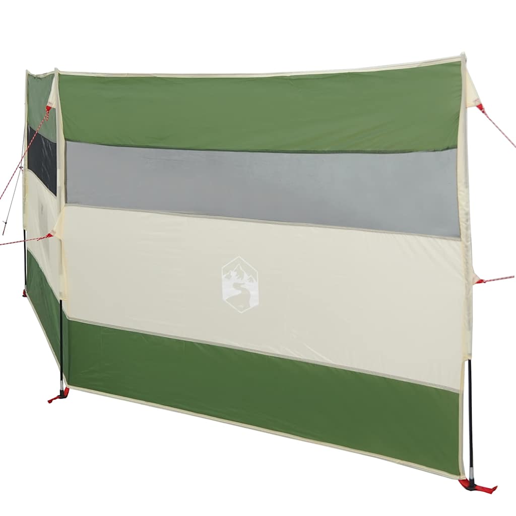 Paravan de camping verde 340x130 cm impermeabil