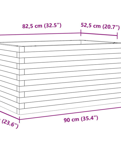 Загрузите изображение в средство просмотра галереи, Jardinieră de grădină, 90x60x46 cm, lemn masiv Douglas
