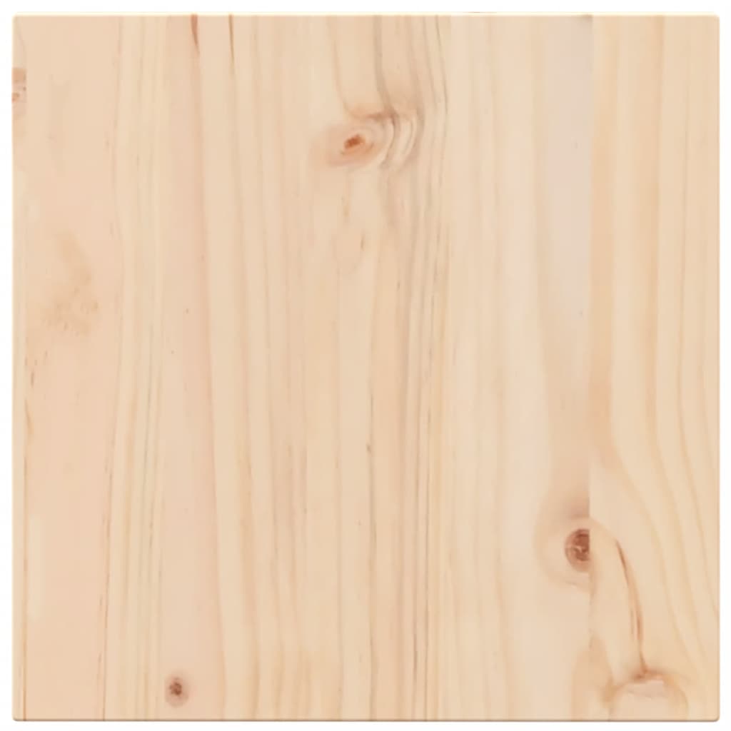 Blat de masă pătrat, 50x50x1,7 cm, lemn masiv de pin