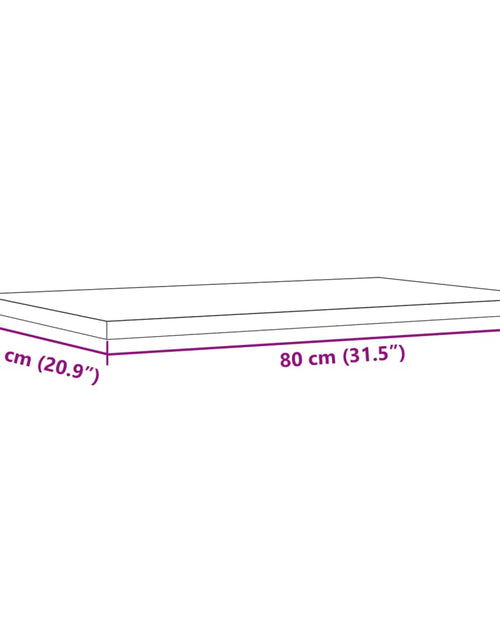 Încărcați imaginea în vizualizatorul Galerie, Blaturi masă 3 buc. 80x53x2,5 cm dreptunghiulare lemn masiv pin

