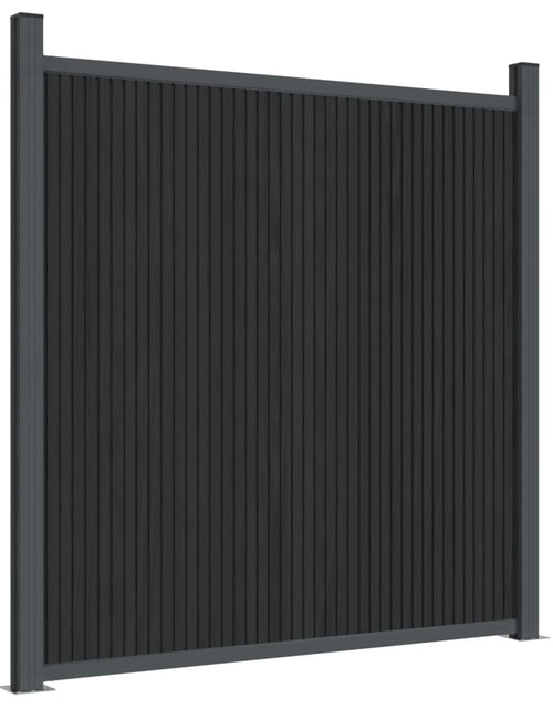 Încărcați imaginea în vizualizatorul Galerie, Panou pentru gard, gri, 1045x186 cm, WPC - Lando
