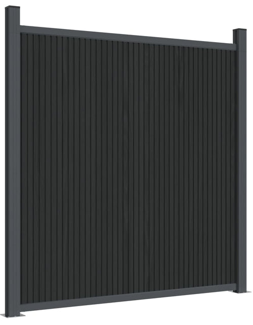 Încărcați imaginea în vizualizatorul Galerie, Panou pentru gard, gri, 1218x186 cm, WPC - Lando
