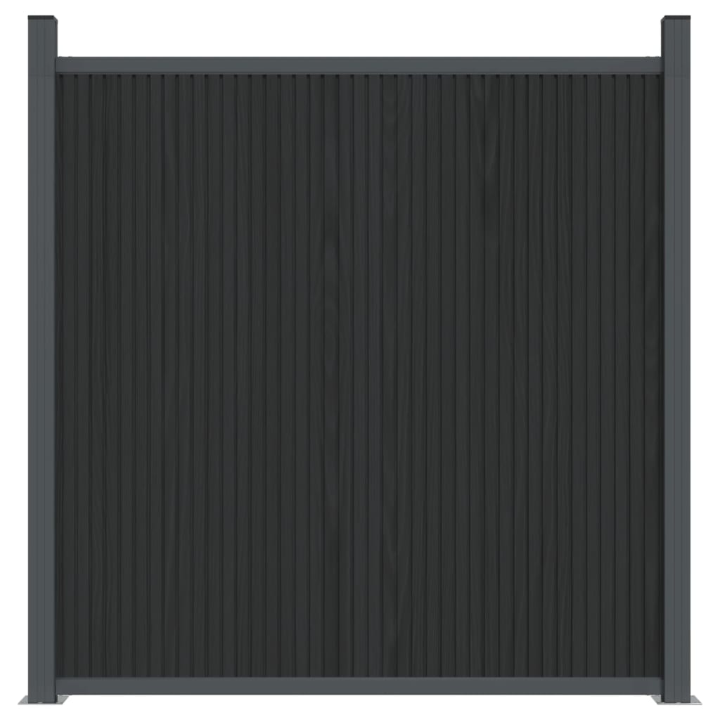 Panou pentru gard, gri, 1564x186 cm, WPC - Lando