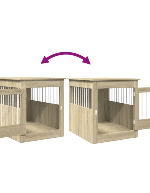 Загрузите изображение в средство просмотра галереи, Ladă pentru câini, stejar sonoma, 64,5x80x71 cm, lemn compozit
