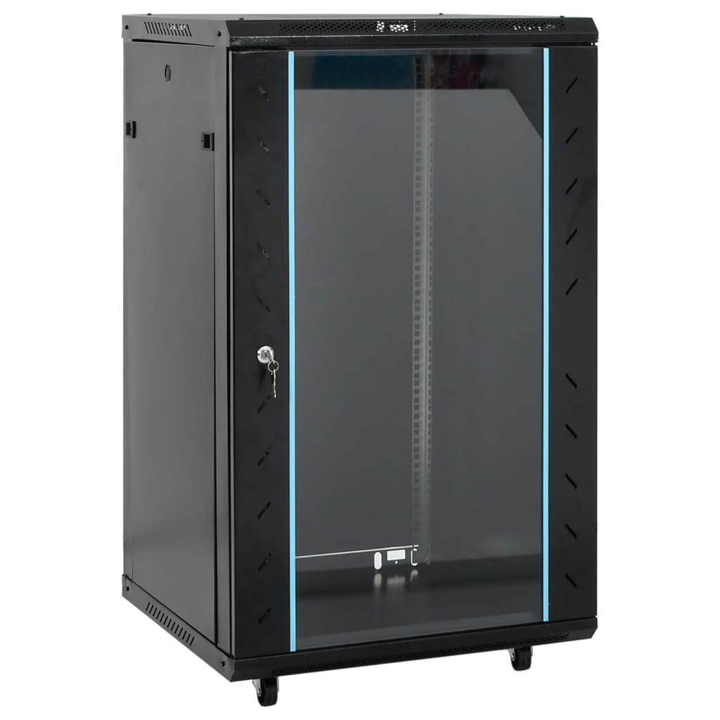 Dulap server, picioare pivotante, 18U, 19" IP20 60x60x100 cm