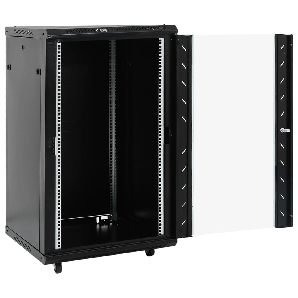 Dulap server, picioare pivotante, 18U, 19" IP20 60x60x100 cm