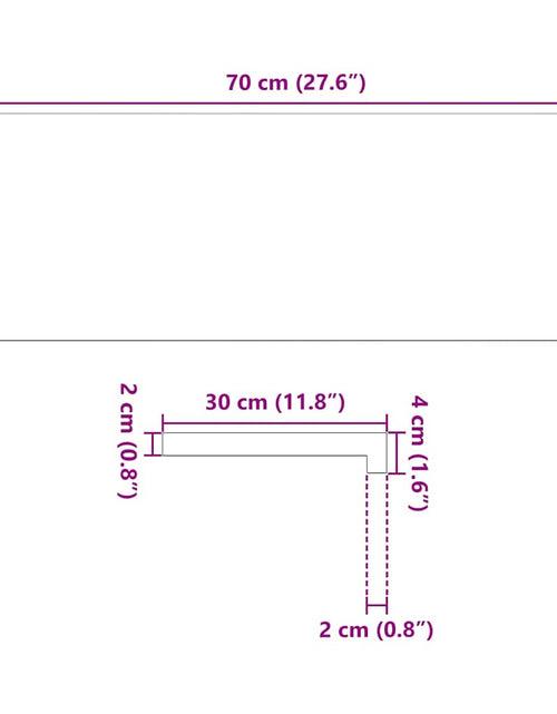 Загрузите изображение в средство просмотра галереи, Trepte scari 4 buc Stejar masiv netratat 70x30x2 cm
