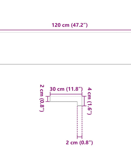 Загрузите изображение в средство просмотра галереи, Trepte scari 4 buc Stejar masiv netratat 120x30x2 cm
