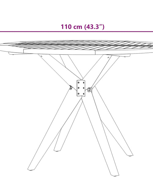 Încărcați imaginea în vizualizatorul Galerie, Set mobilier de grădină, 5 piese, lemn masiv de acacia
