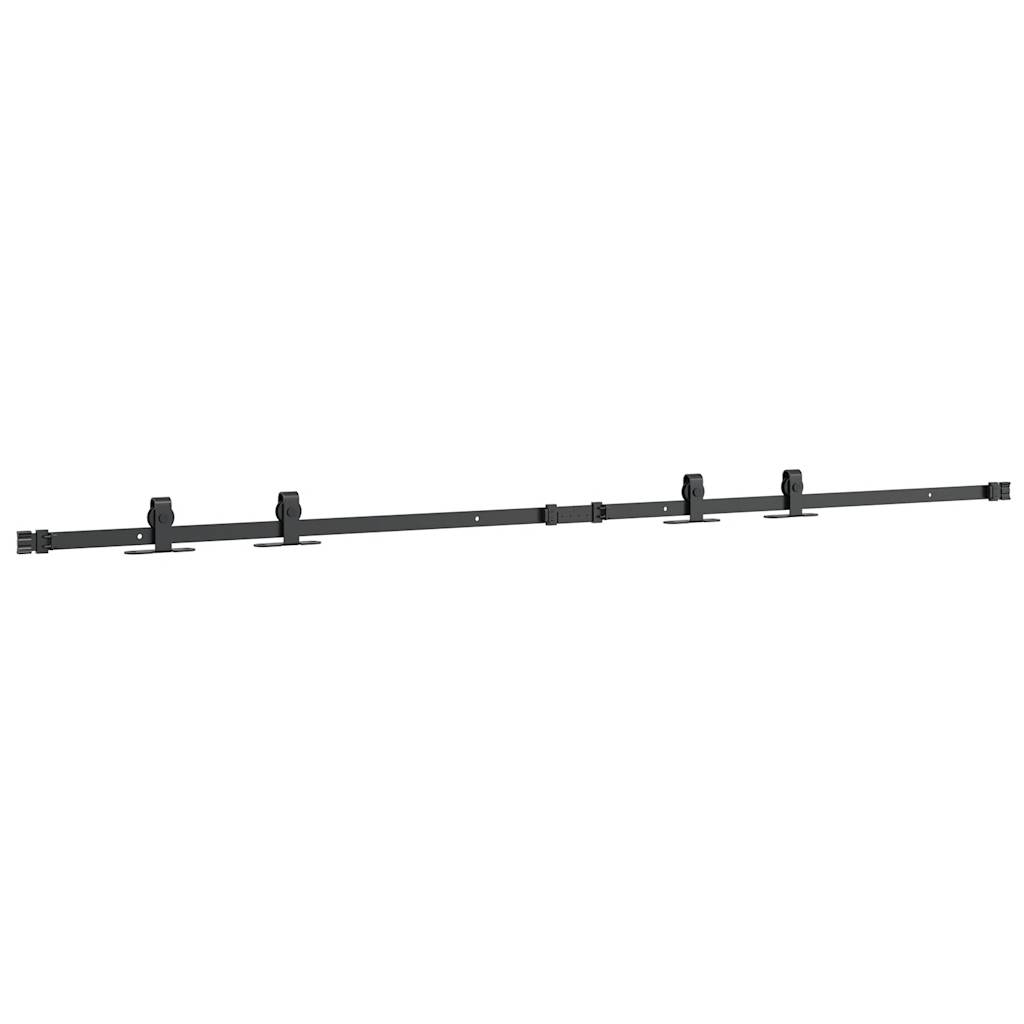 Set uși glisante pentru dulap 183 cm oțel carbon