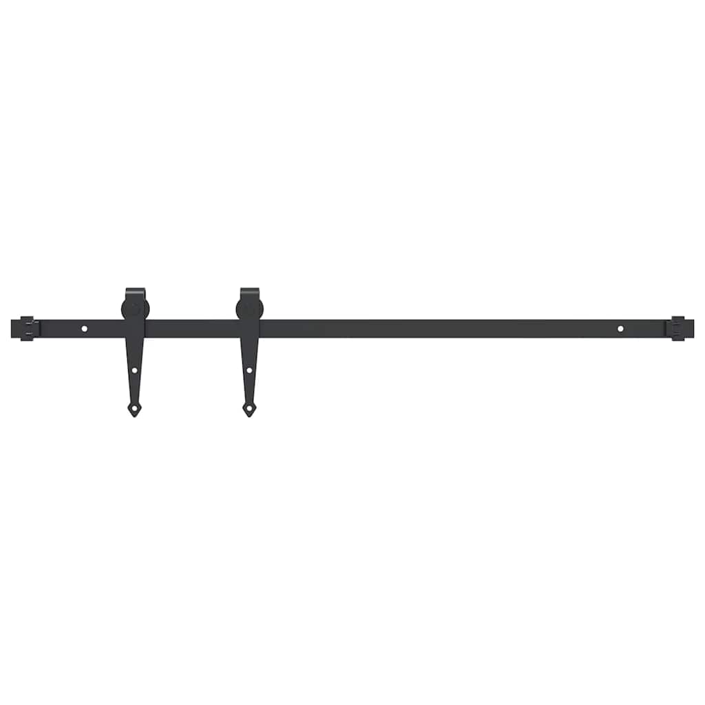 Set uși glisante pentru dulap 91 cm oțel carbon