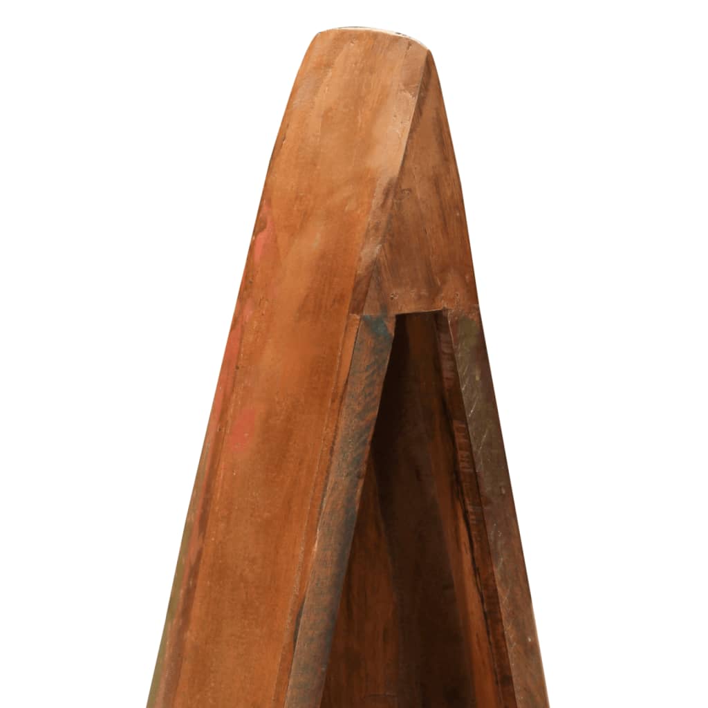Dulap tip barcă, 39x27x127 cm, lemn masiv reciclat