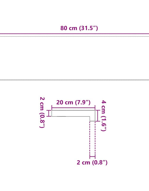 Încărcați imaginea în vizualizatorul Galerie, Pervaz 2 buc lemn masiv de stejar netratat 80x20x2 cm
