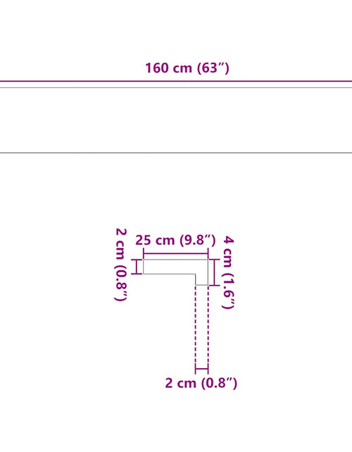 Загрузите изображение в средство просмотра галереи, Pervaz 2 buc lemn masiv de stejar netratat 160x25x2 cm
