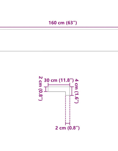 Încărcați imaginea în vizualizatorul Galerie, Pervaz 2 buc lemn masiv de stejar netratat 160x30x2 cm
