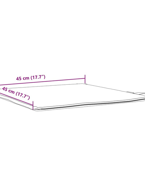 Загрузите изображение в средство просмотра галереи, Pernă scaun de grădină, 4 buc., gri deschis, 45x45x2 cm, pătrat

